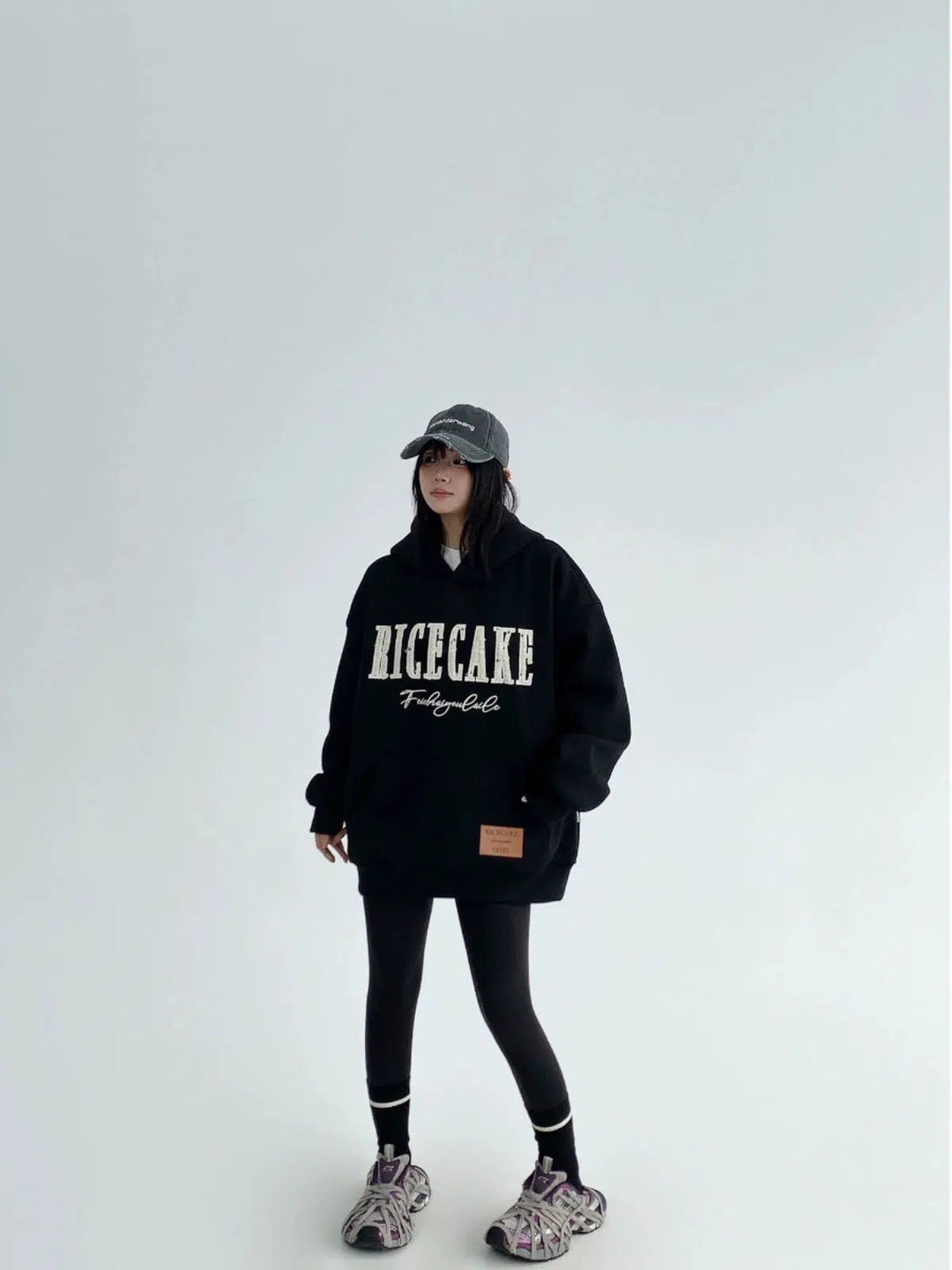 Oversized Graphic Pouch Pocket Hoodie