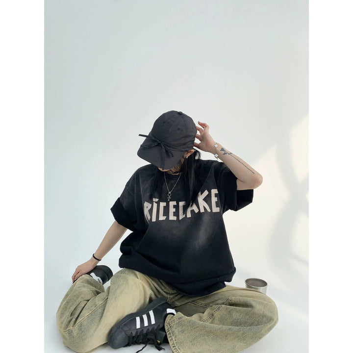 Oversized Letter Graphic T-shirt