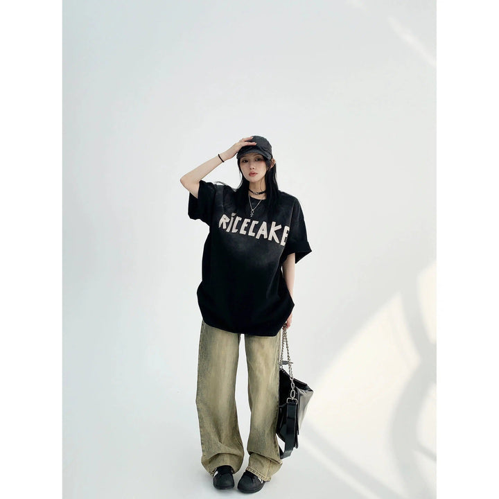 Oversized Letter Graphic T-shirt