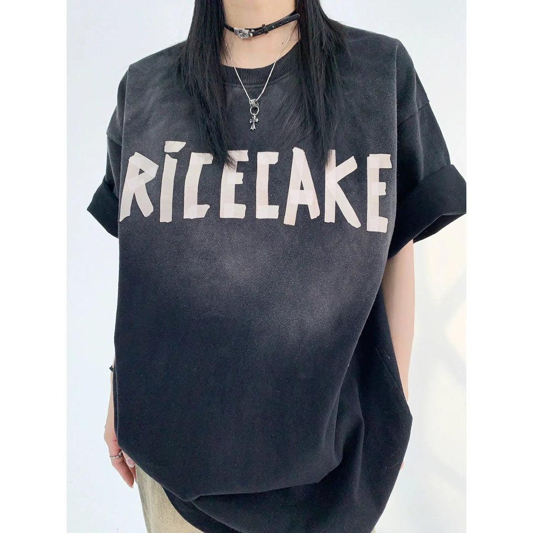 Oversized Letter Graphic T-shirt