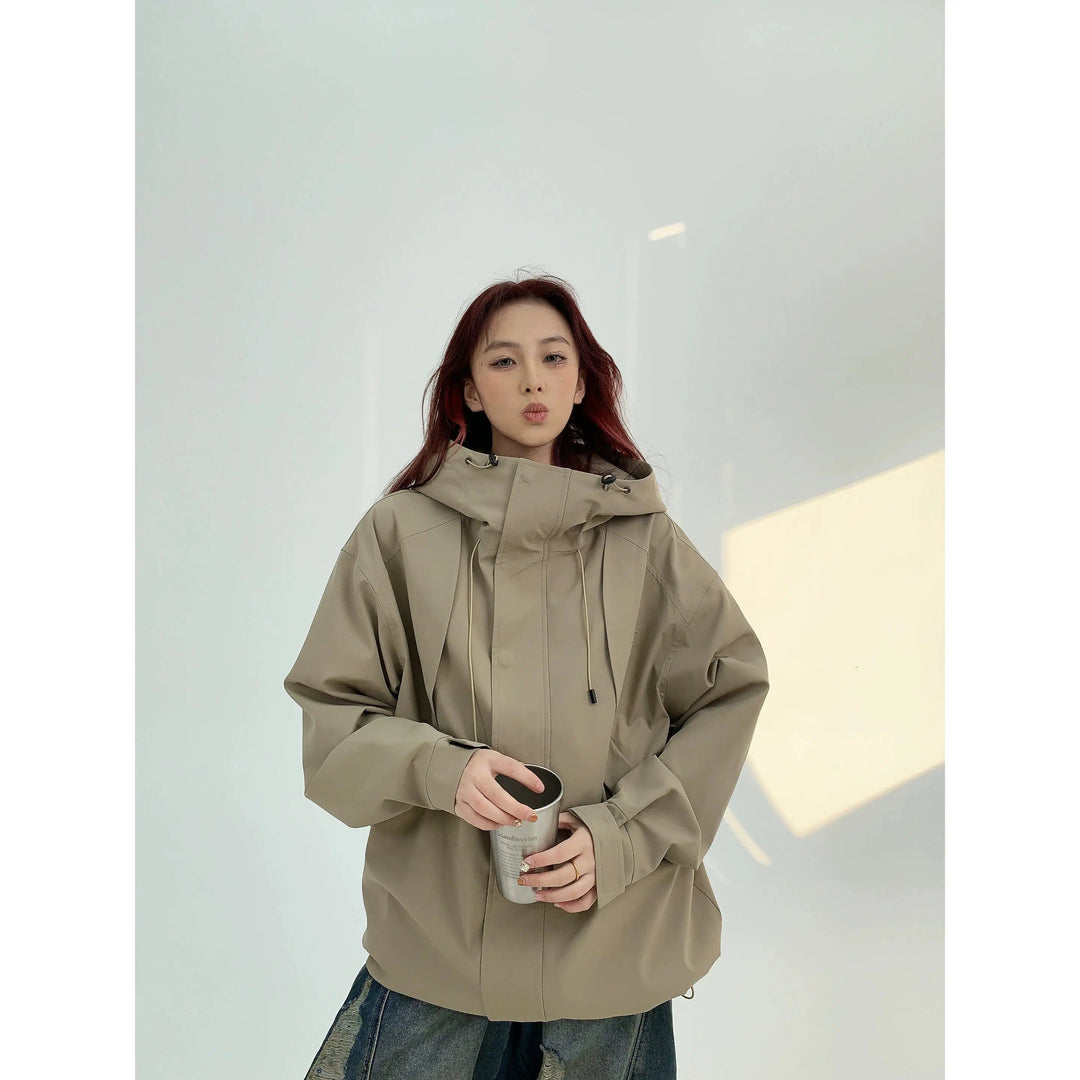 Oversized Thin Hooded Coat