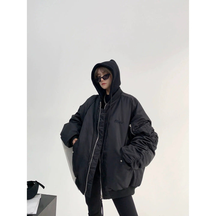 Oversized Hooded Puffer Coat