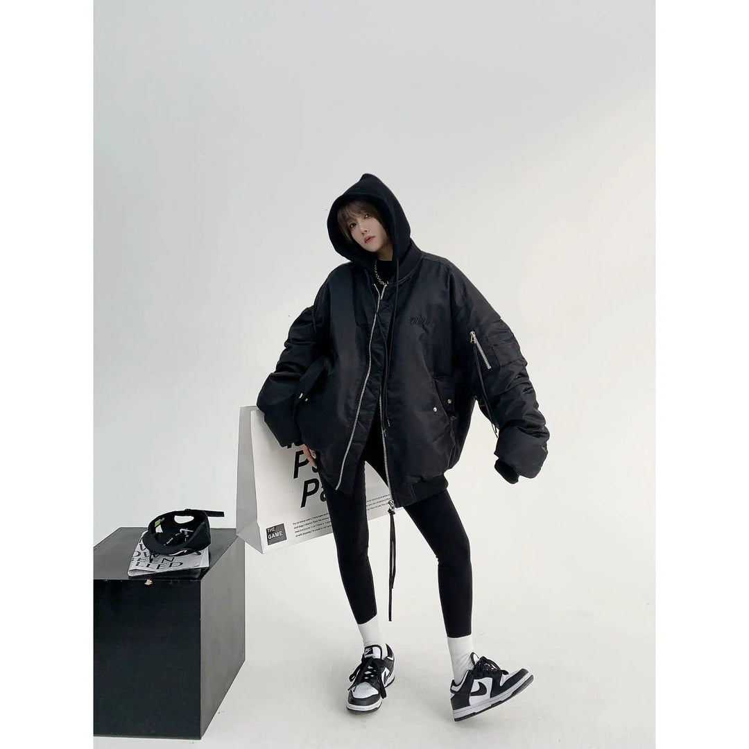 Oversized Hooded Puffer Coat