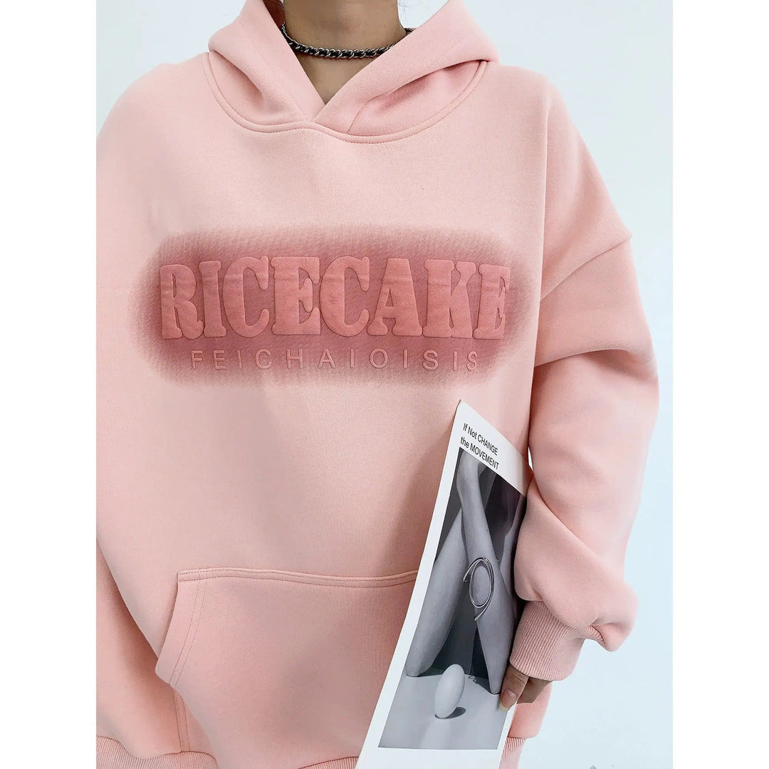 Oversized Front Pocket Hooded Sweatshirt