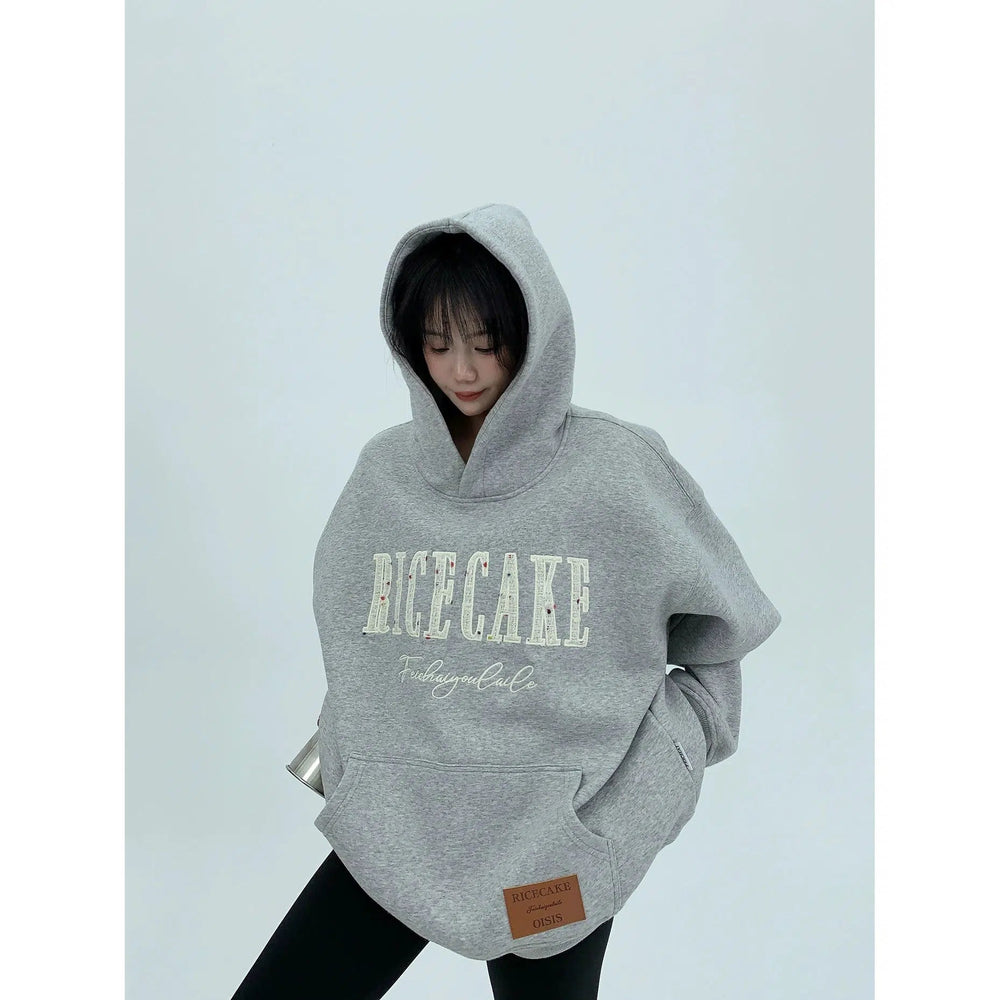 Front Pocket Design Oversized Hoodie