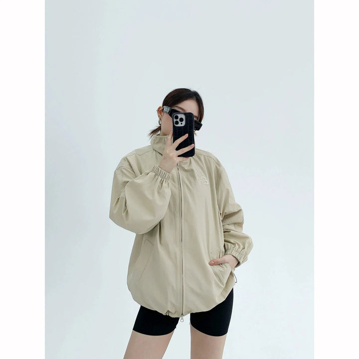 Oversized Lightweight Windbreaker Coat