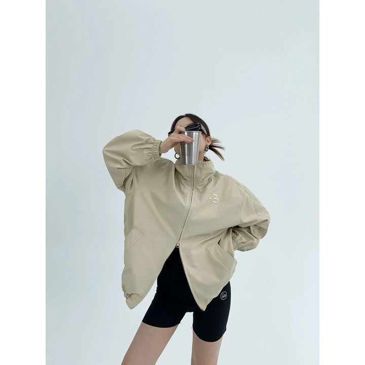 Oversized Lightweight Windbreaker Coat