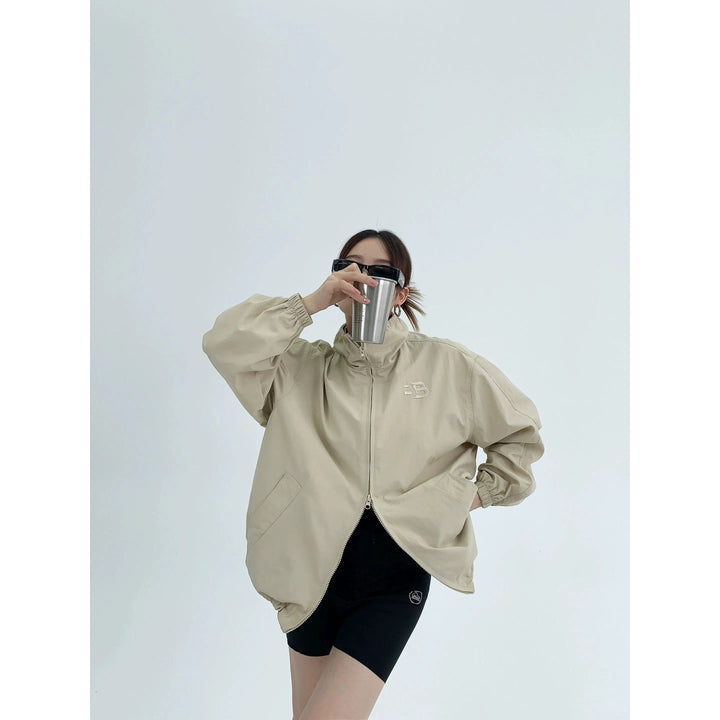 Oversized Lightweight Windbreaker Coat