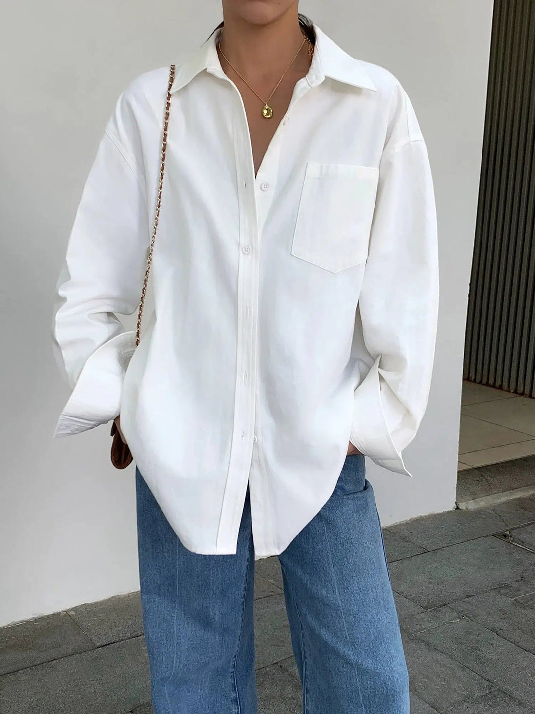 Oversized Long Sleeve Shirt