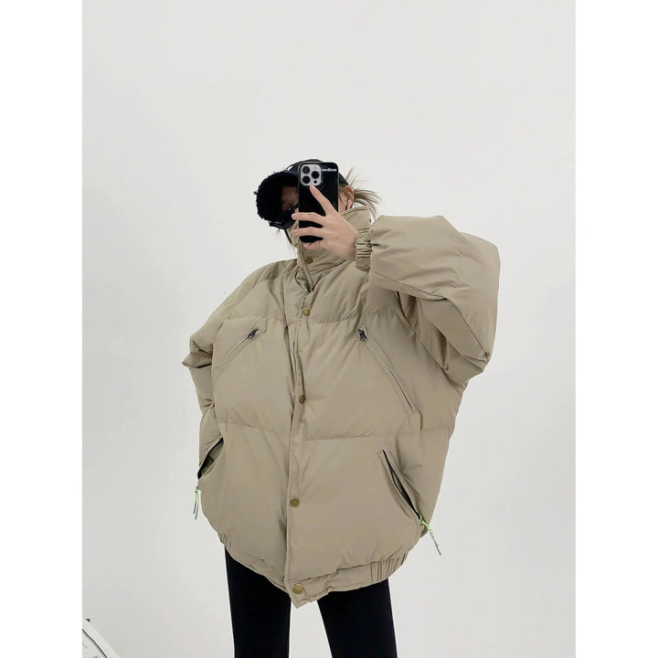 Oversized Quilted Puffer Coat