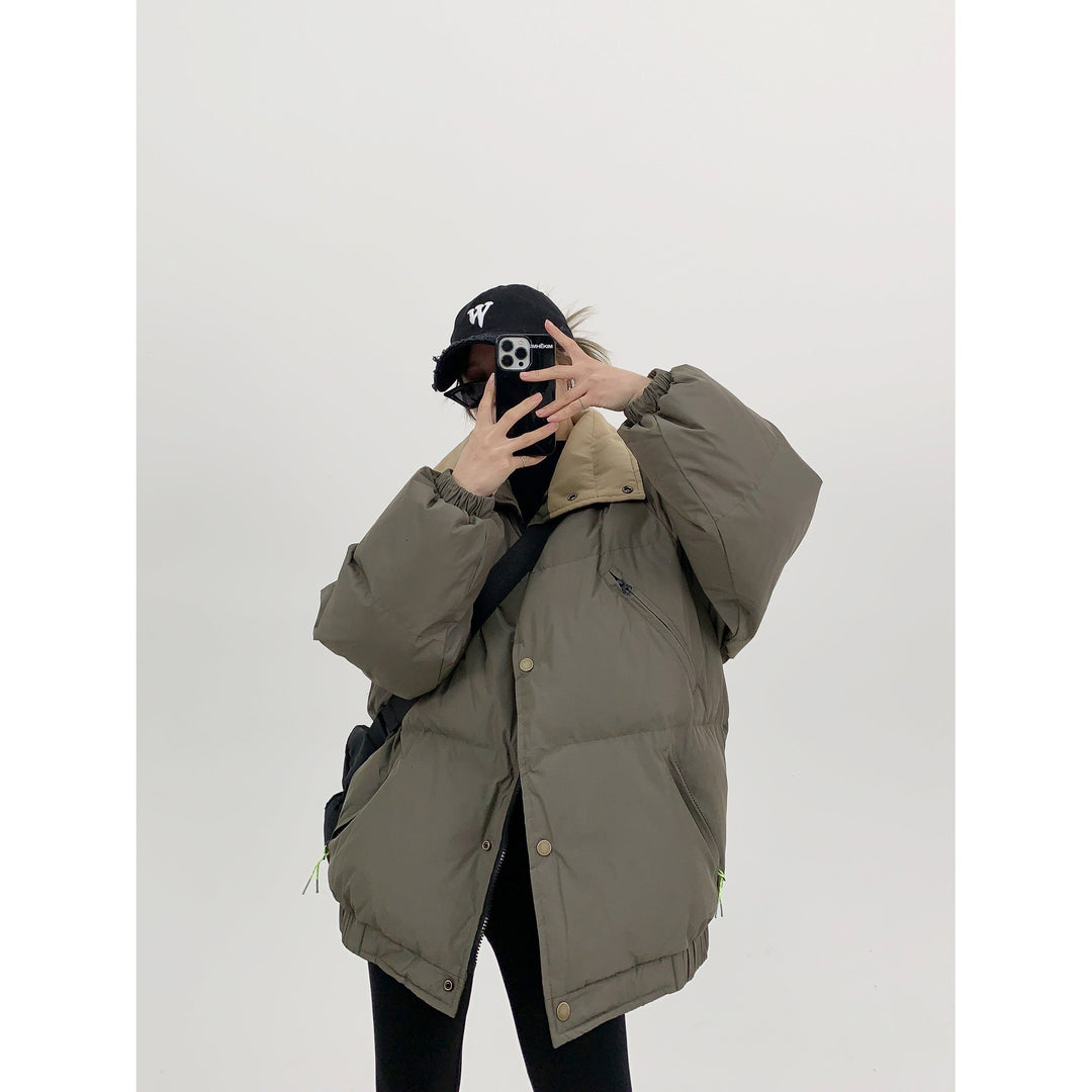 Oversized Quilted Puffer Coat