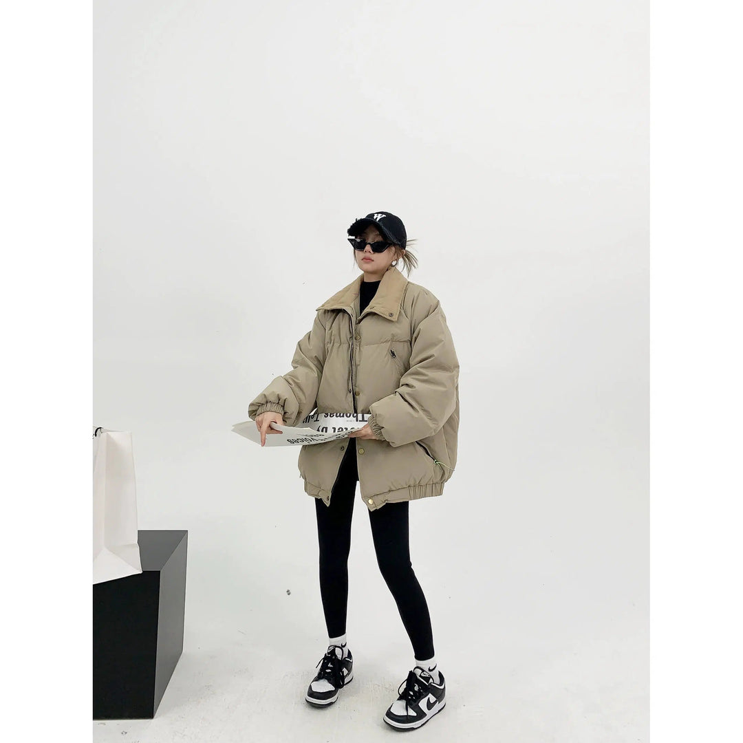 Oversized Quilted Puffer Coat