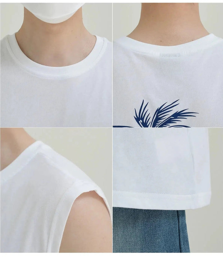 Palm Tree Graphic Tank Top