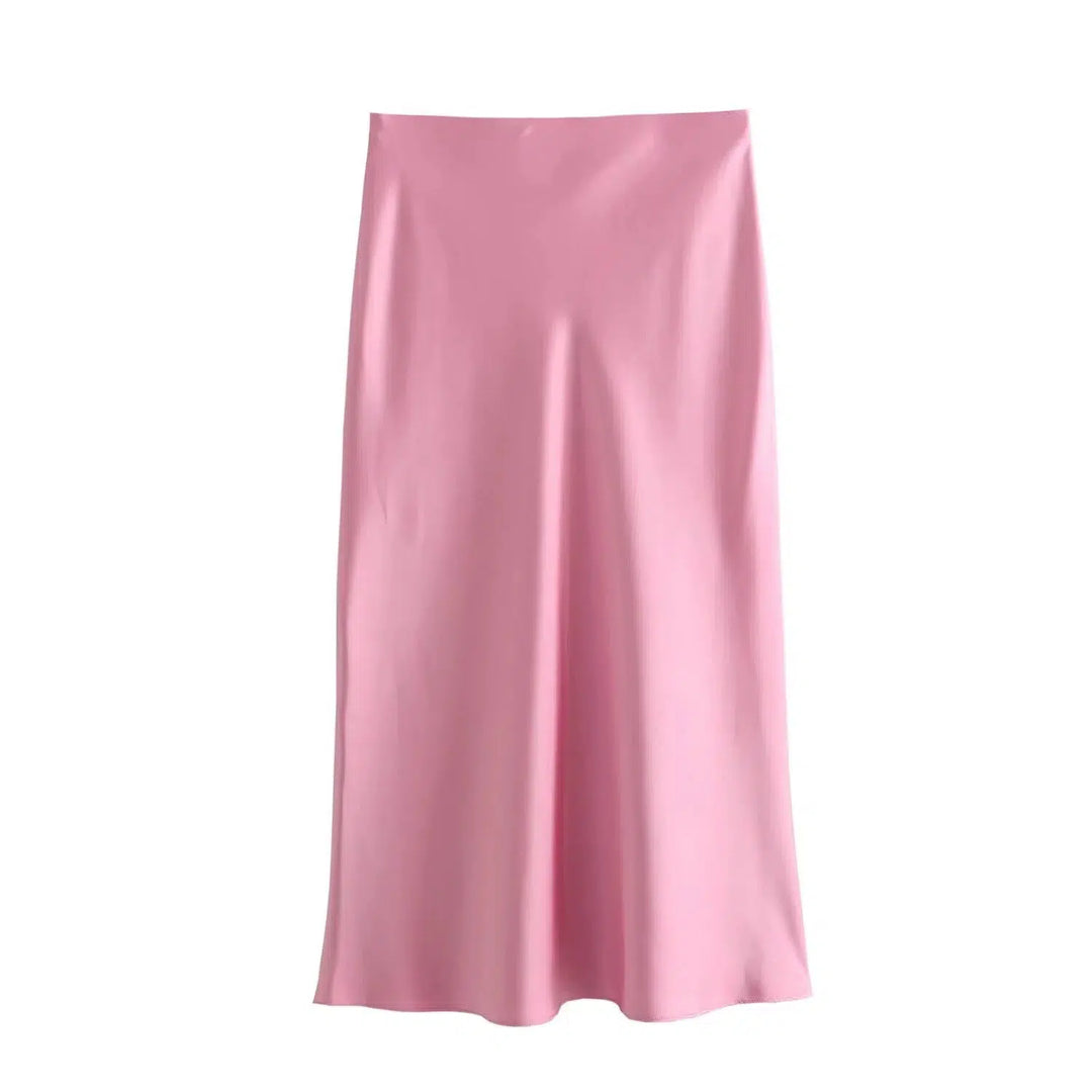 Pleated Midi Skirt