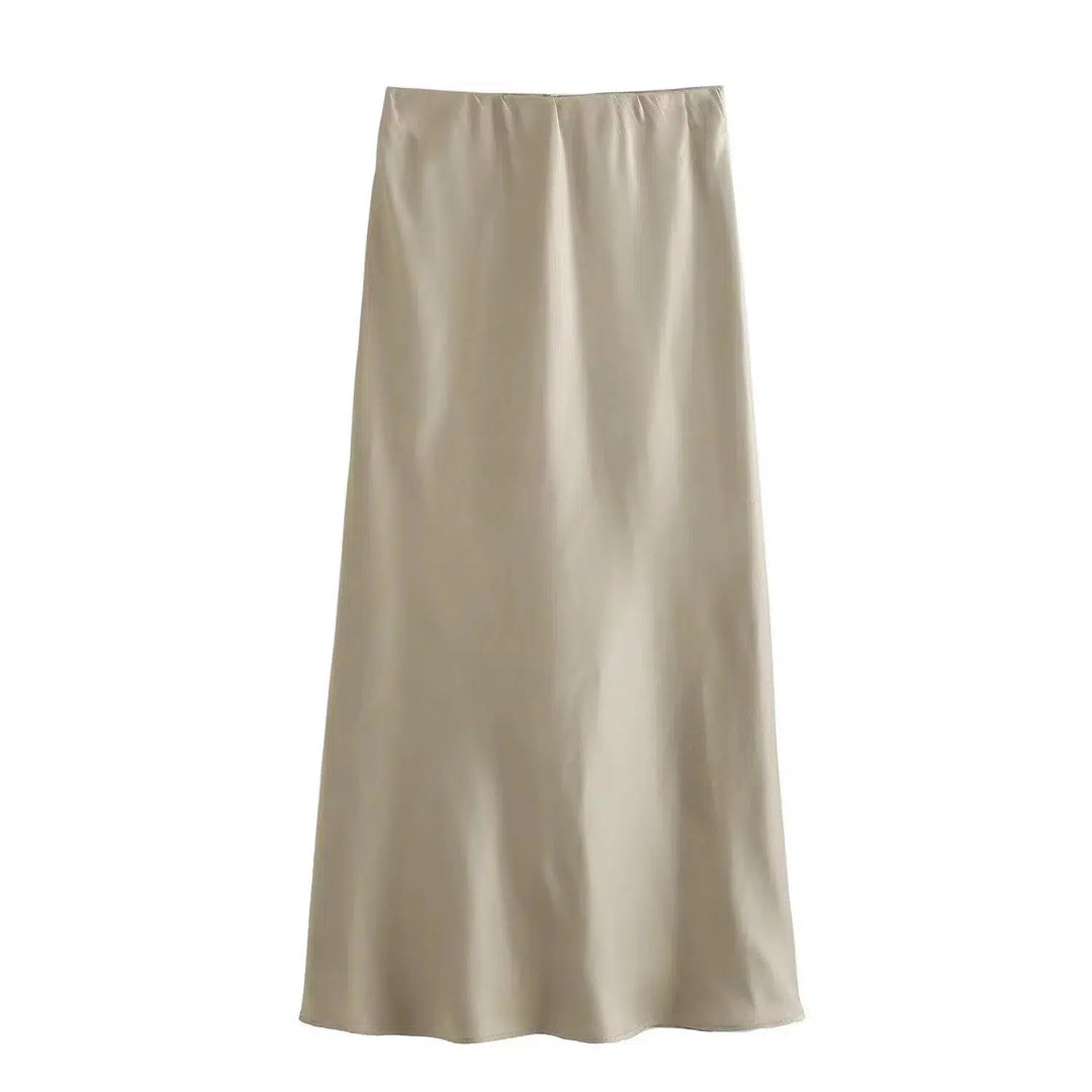 Pleated Midi Skirt