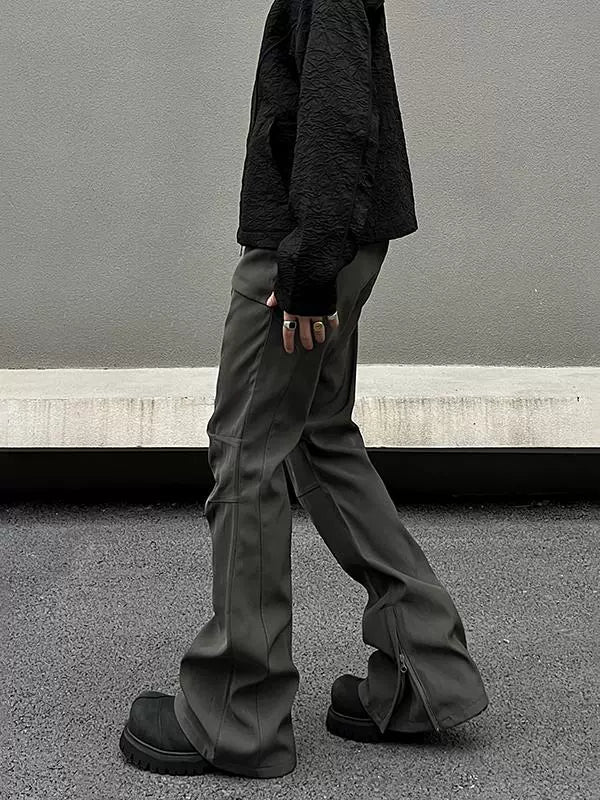 Pleated Slim-fit Pants