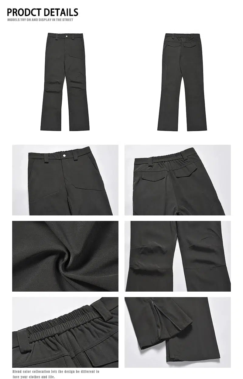 Pleated Slim-fit Pants