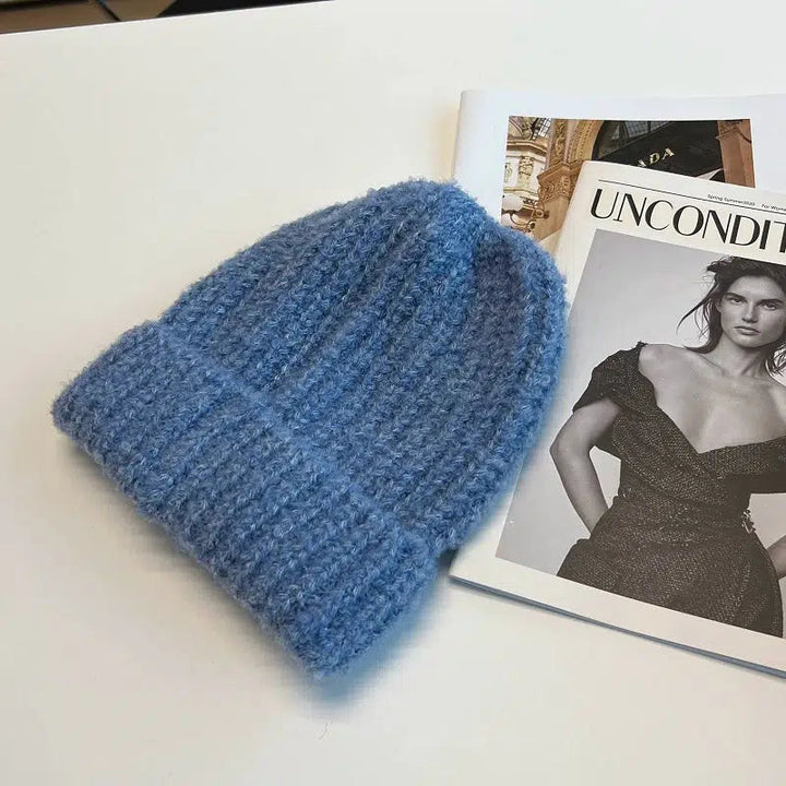 Plush Thick Knitted Wool Hat