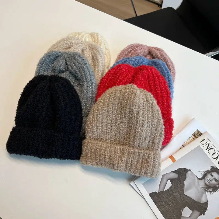 Plush Thick Knitted Wool Hat