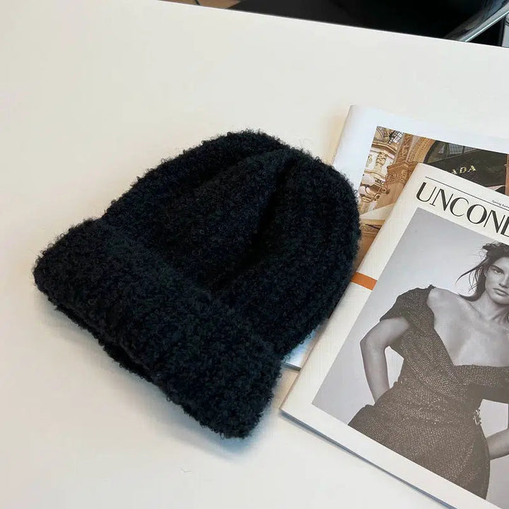 Plush Thick Knitted Wool Hat