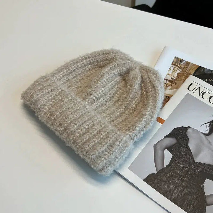 Plush Thick Knitted Wool Hat