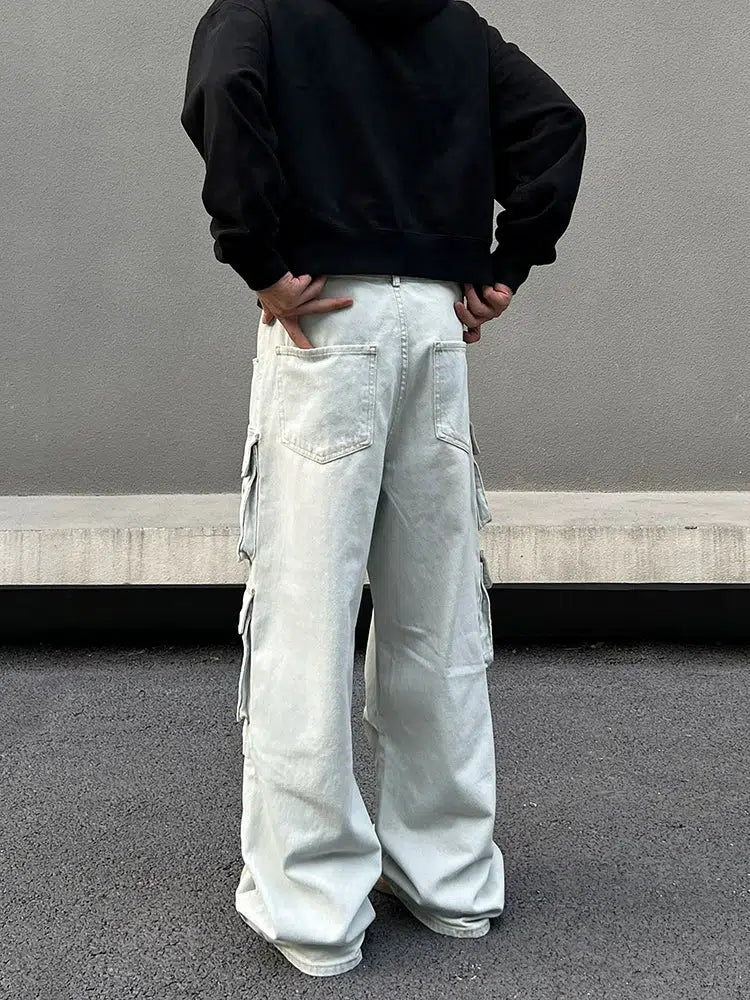 Pockets Baggy Cargo Pants