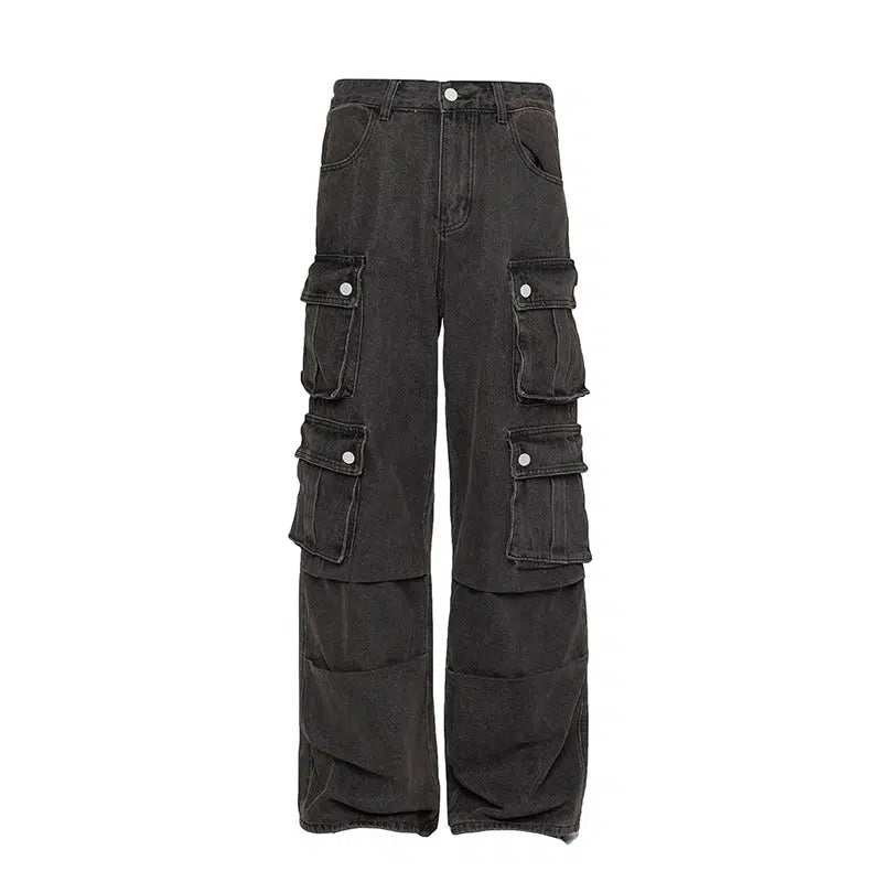 Pockets Baggy Cargo Pants