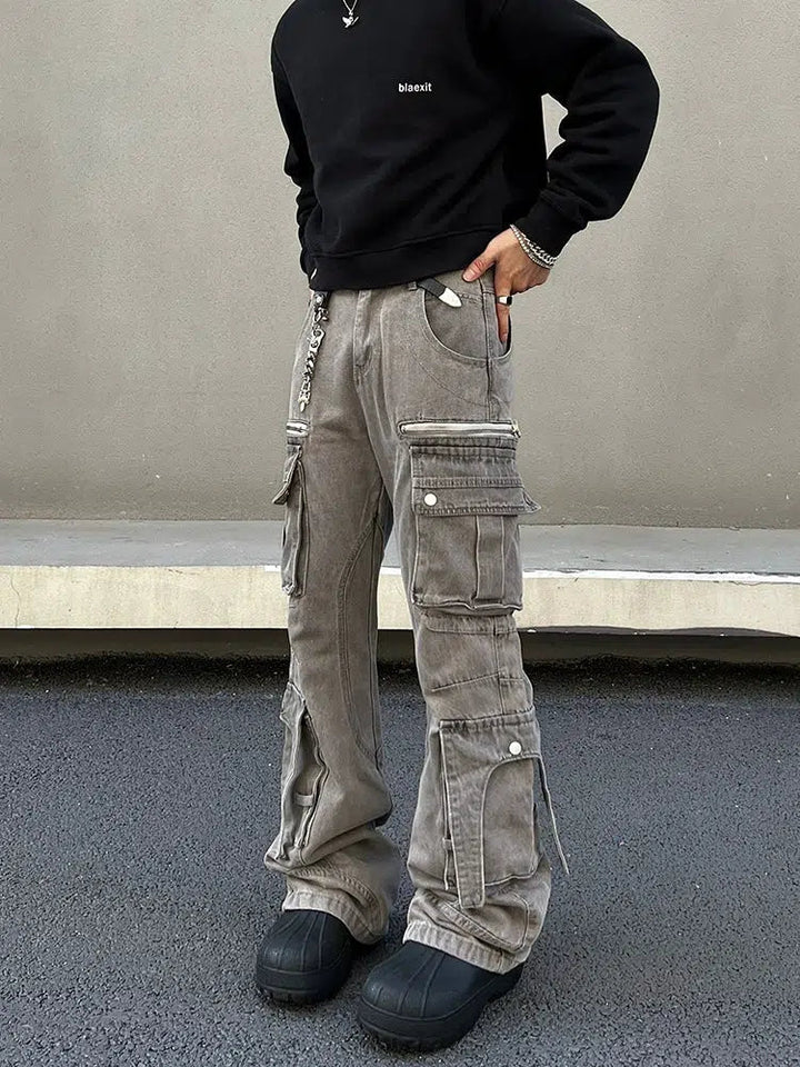 Pockets Heavy-duty Pants