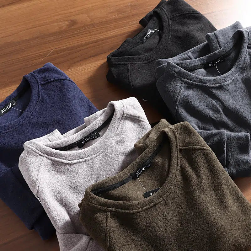 Polar Fleece Round Neck Sweatshirt