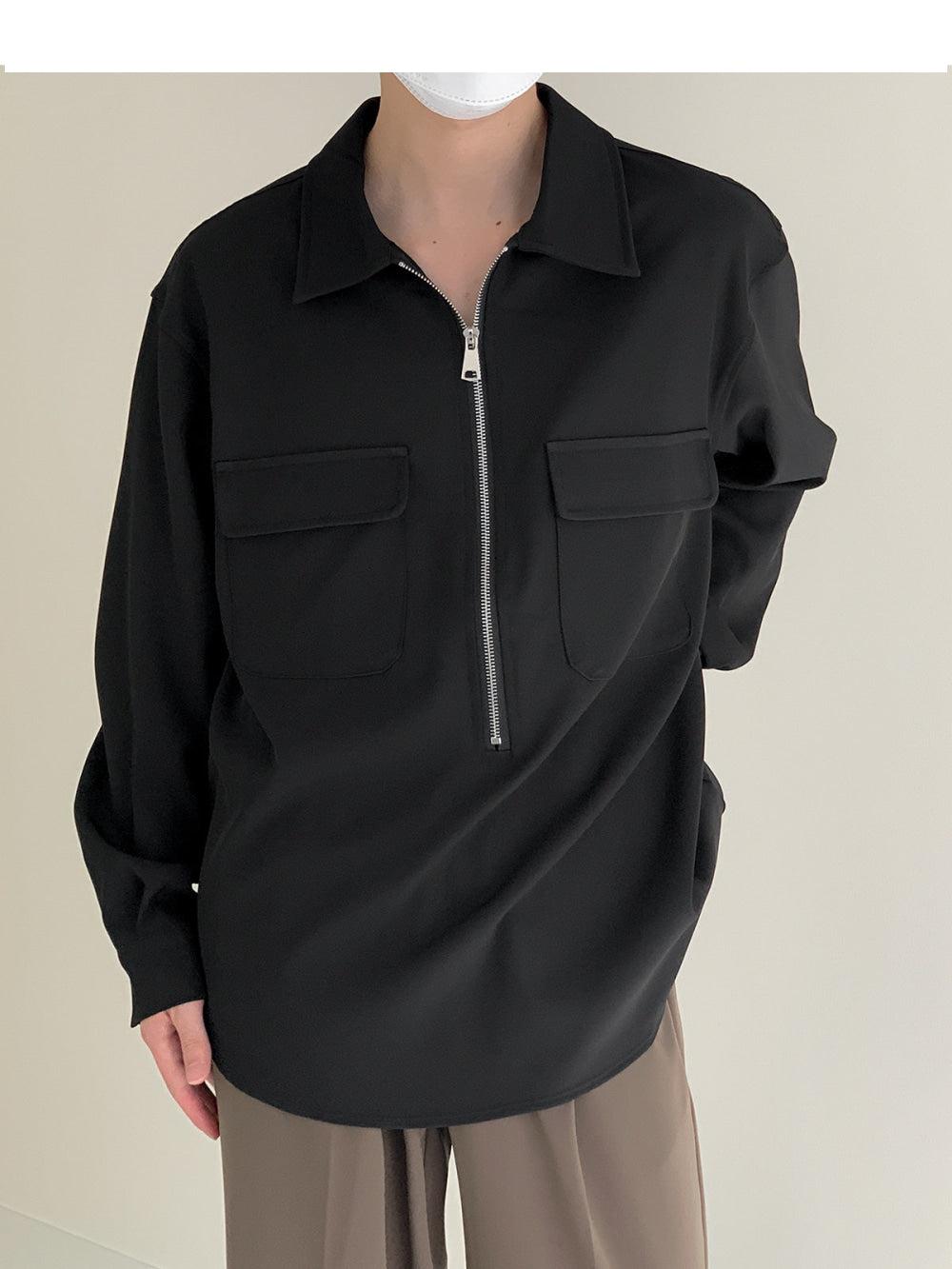 Polo Half-Height Zipper Shirt