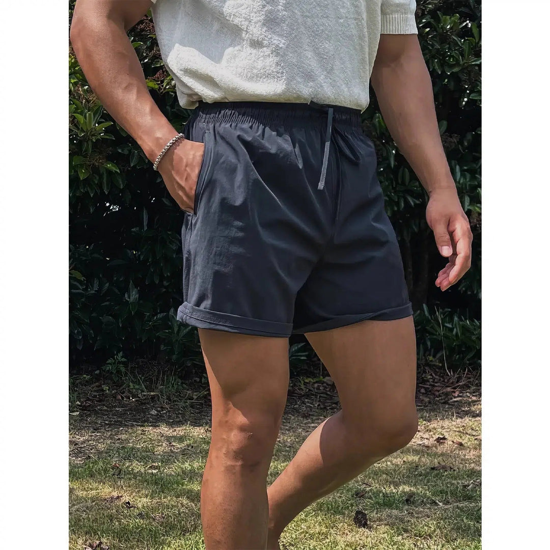 Quick-drying Drawstring Elastic Shorts