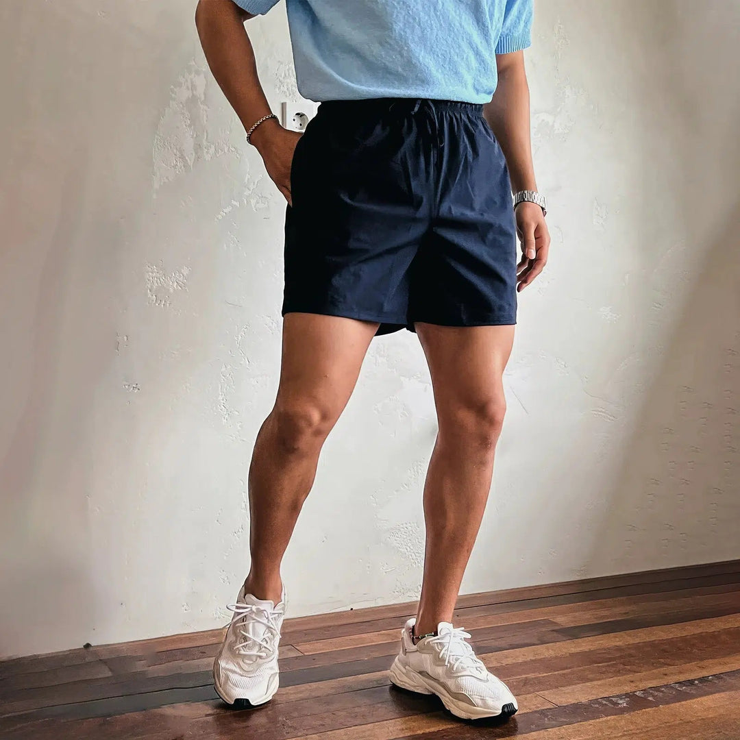 Quick-drying Drawstring Elastic Shorts