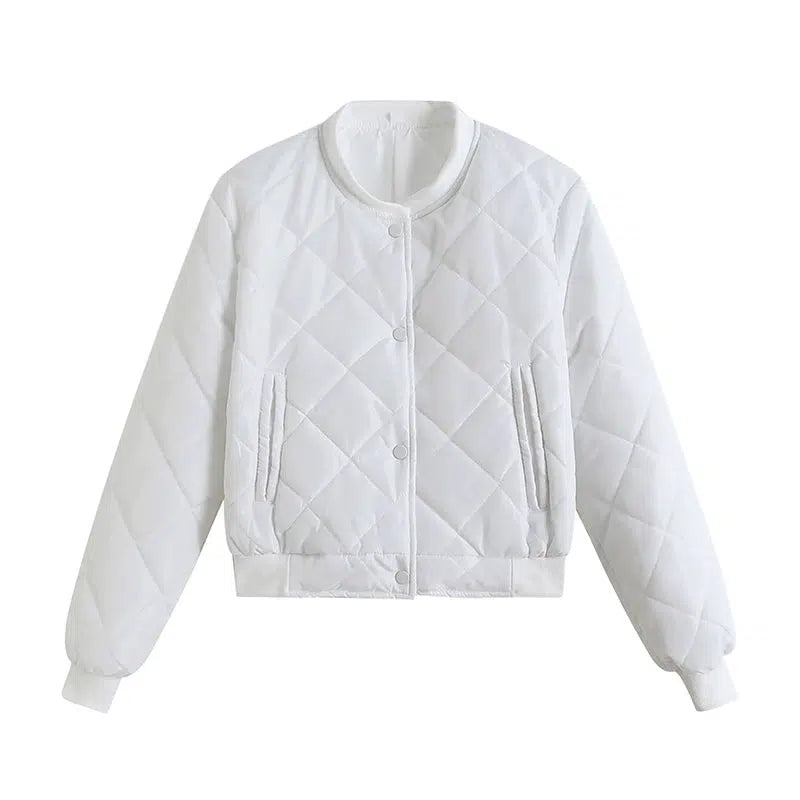 Quilted Bomber Coat