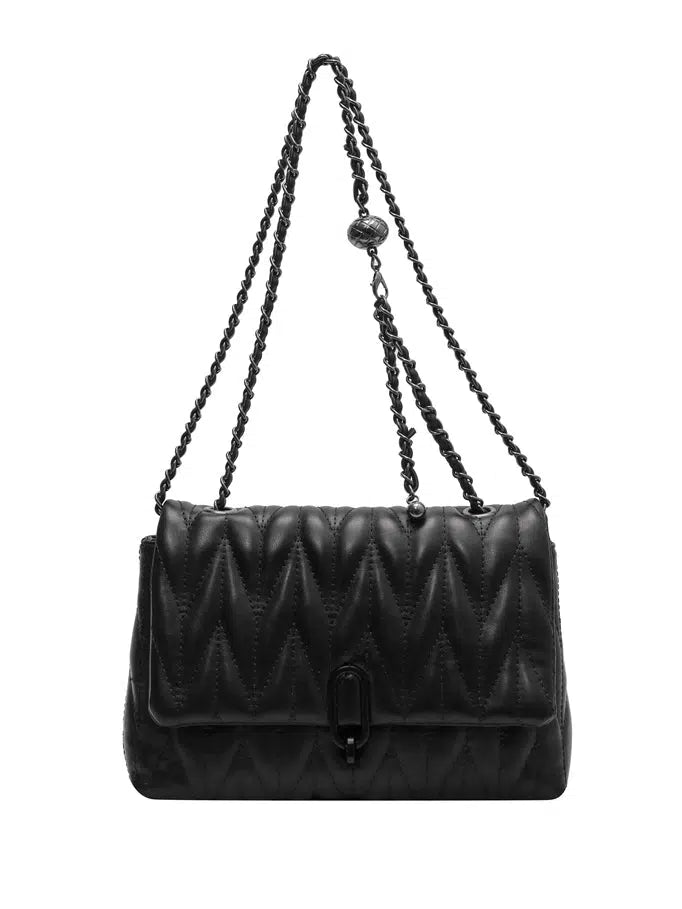 Quilted Small Square Chain Bag