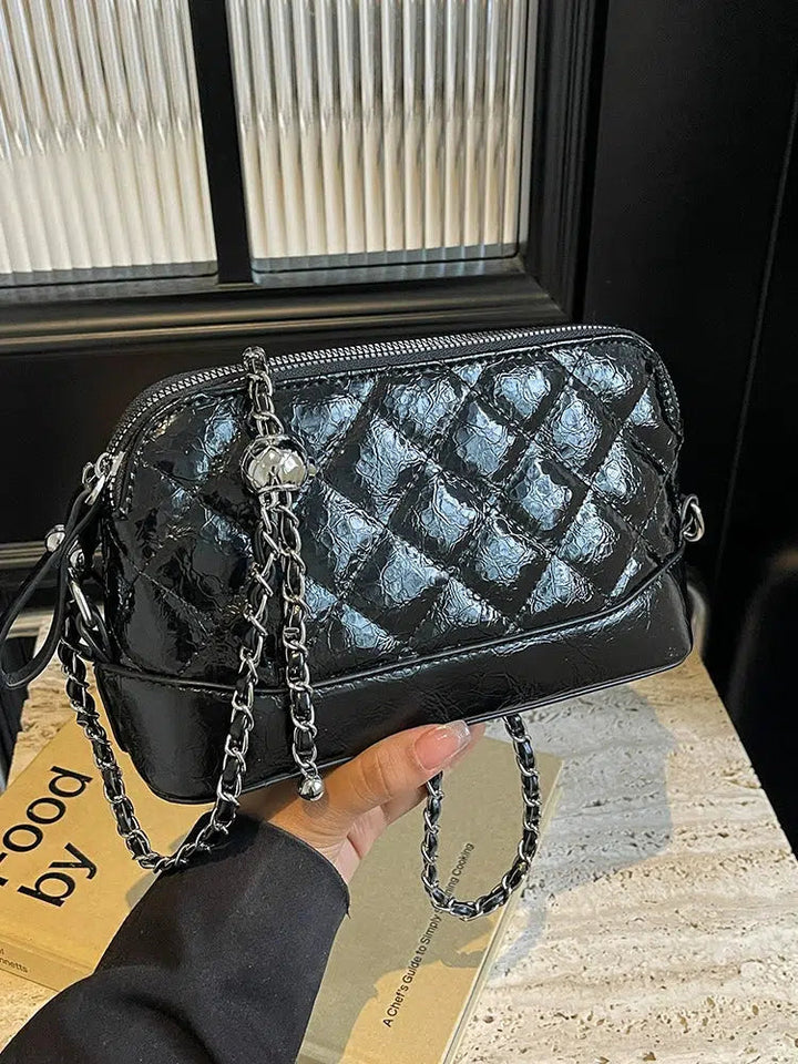 Quilted Small Square Crossbody Bag