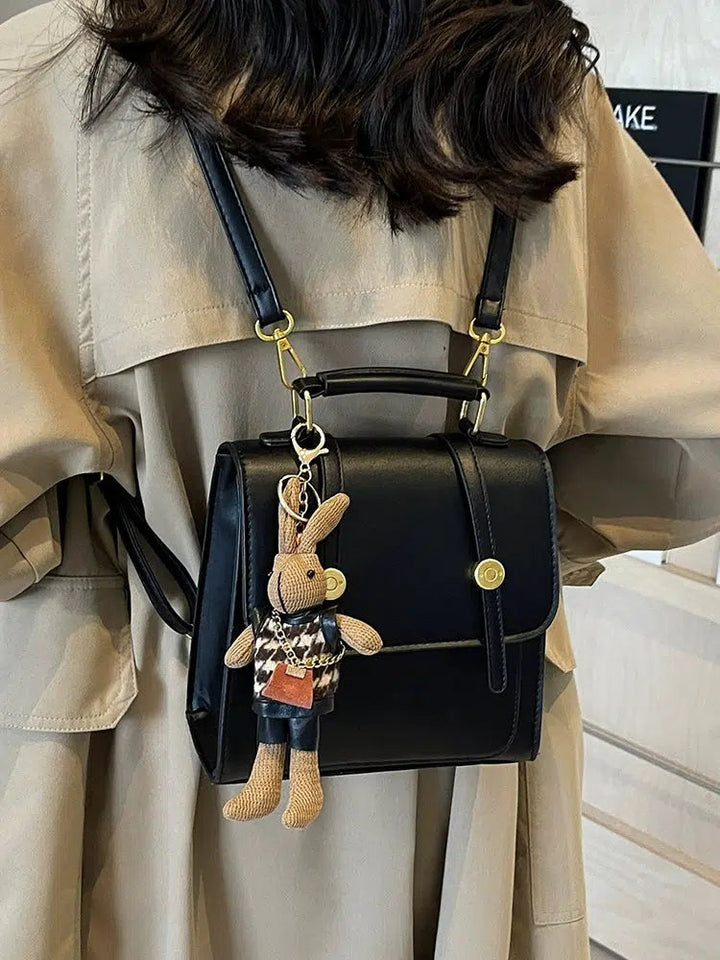 Rabbit Accessory Leather Mini Backpack