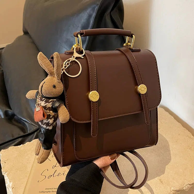 Rabbit Accessory Leather Mini Backpack