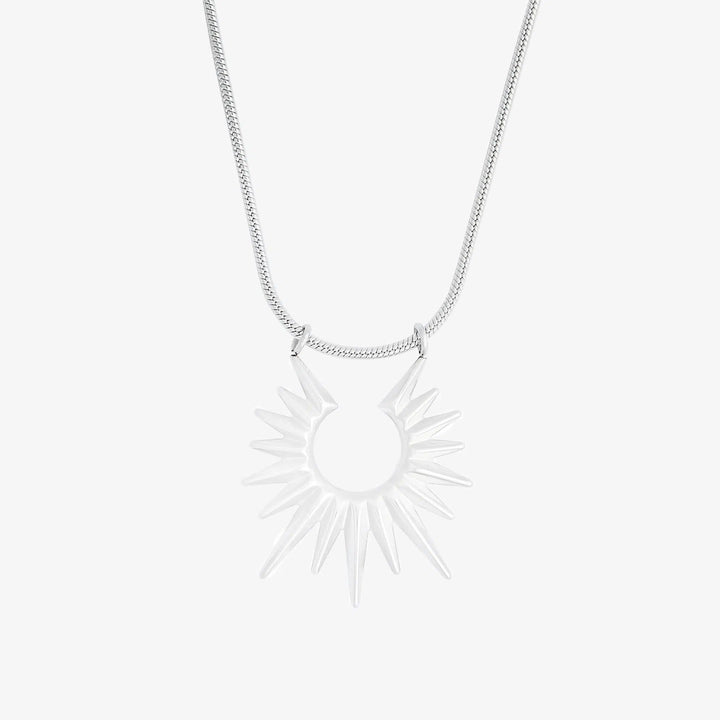 Radiant Sunburst Pendant Necklace