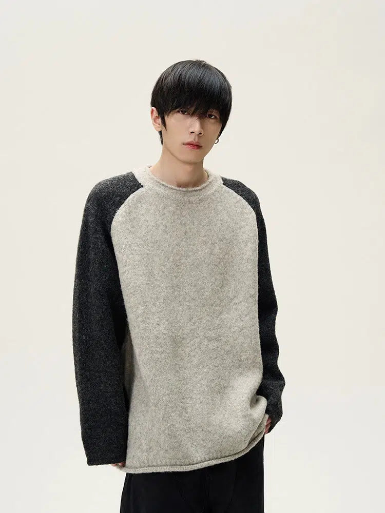 Raglan Sleeve Knitwear Sweater