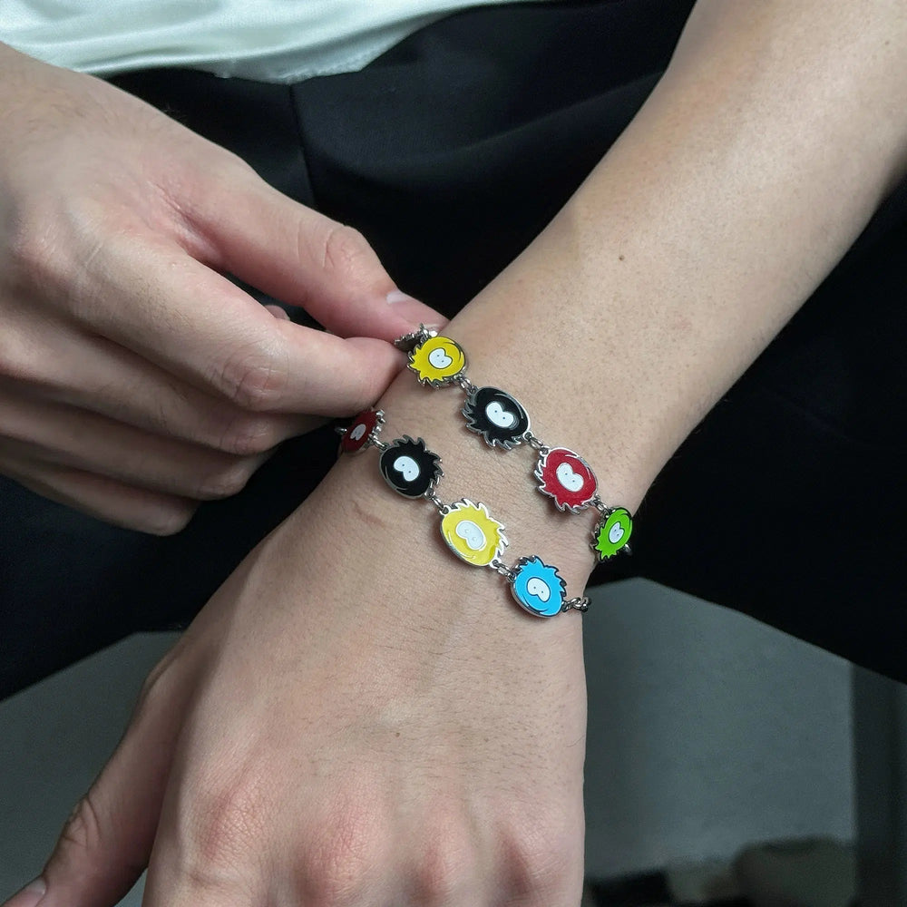 Rainbow Briquette Bracelet