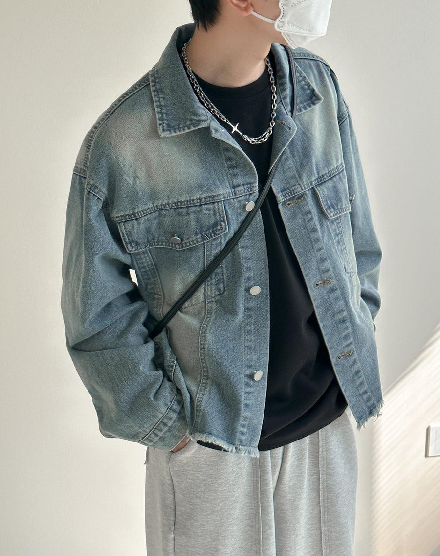 Raw Edge Denim Jacket