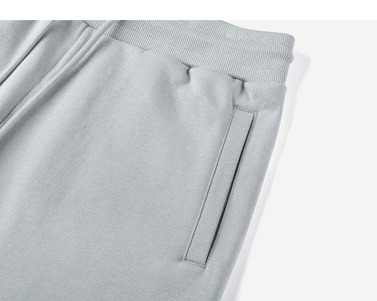 Raw Edge Drawstring Mid-length Shorts