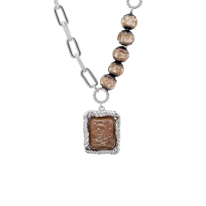 Rectangle Pendant Necklace