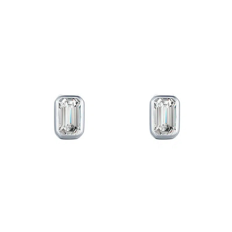 Rectangular Stud Earrings