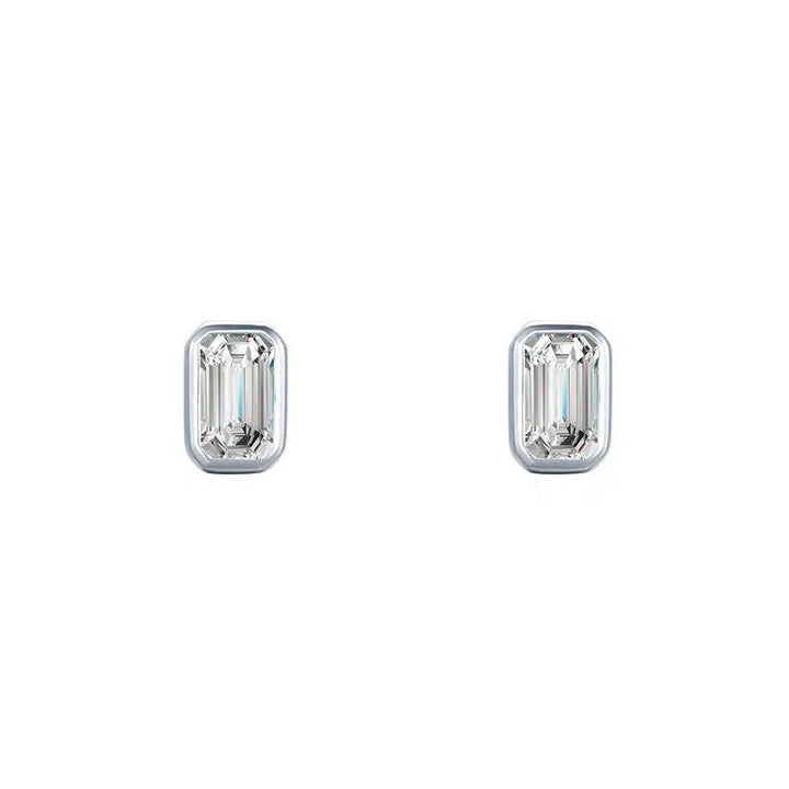 Rectangular Stud Earrings