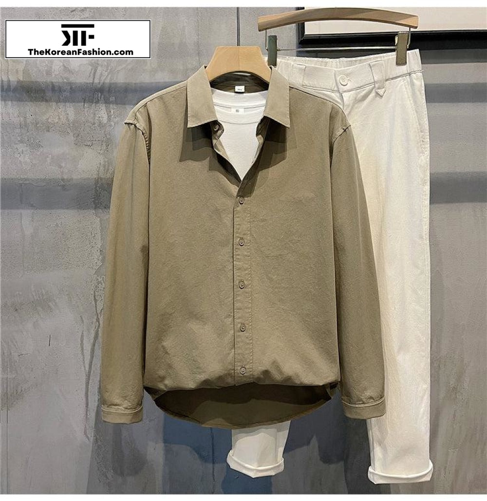 Regular Fit Linen-blend Shirt