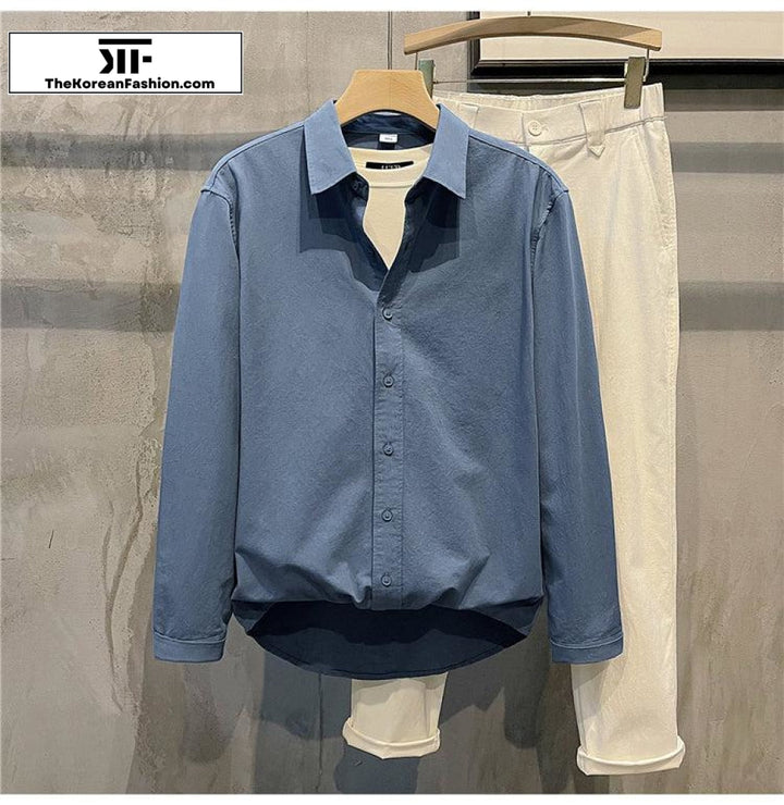 Regular Fit Linen-blend Shirt