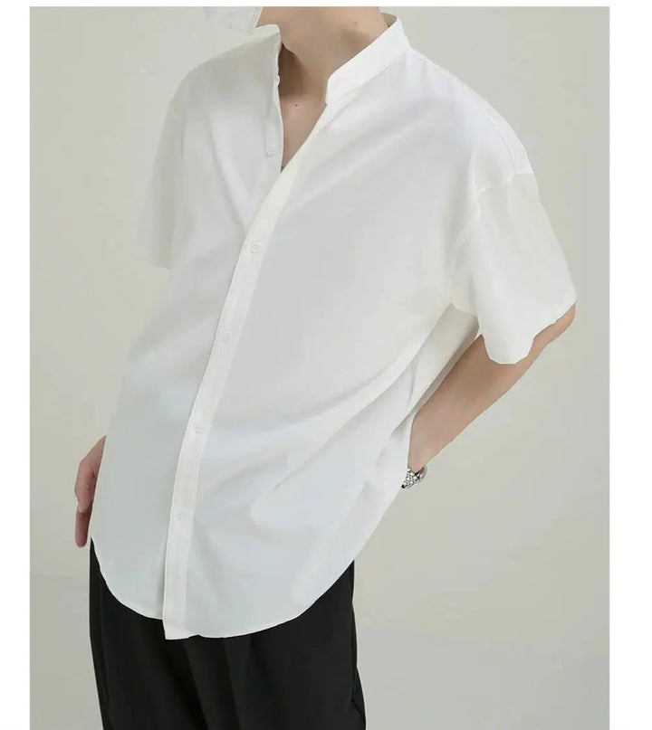 Relaxed Fit Button-Down Shirt