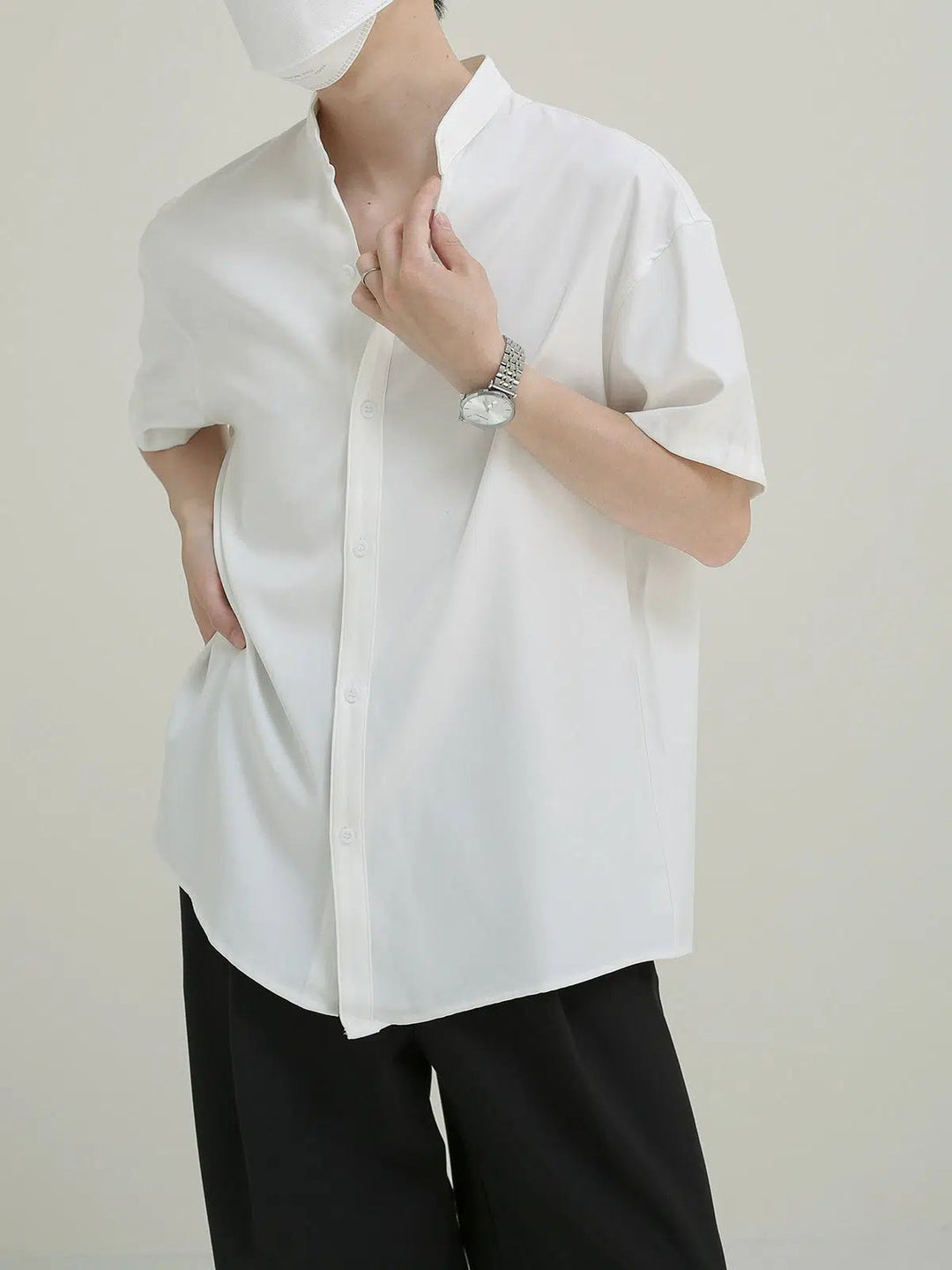 Relaxed Fit Button-Down Shirt