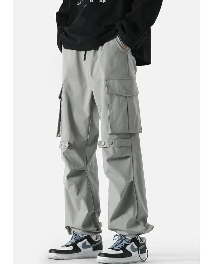 Relaxed Fit Cargo Pants with Pockets